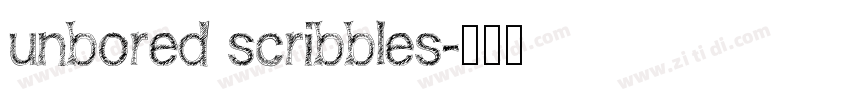 unbored scribbles字体转换